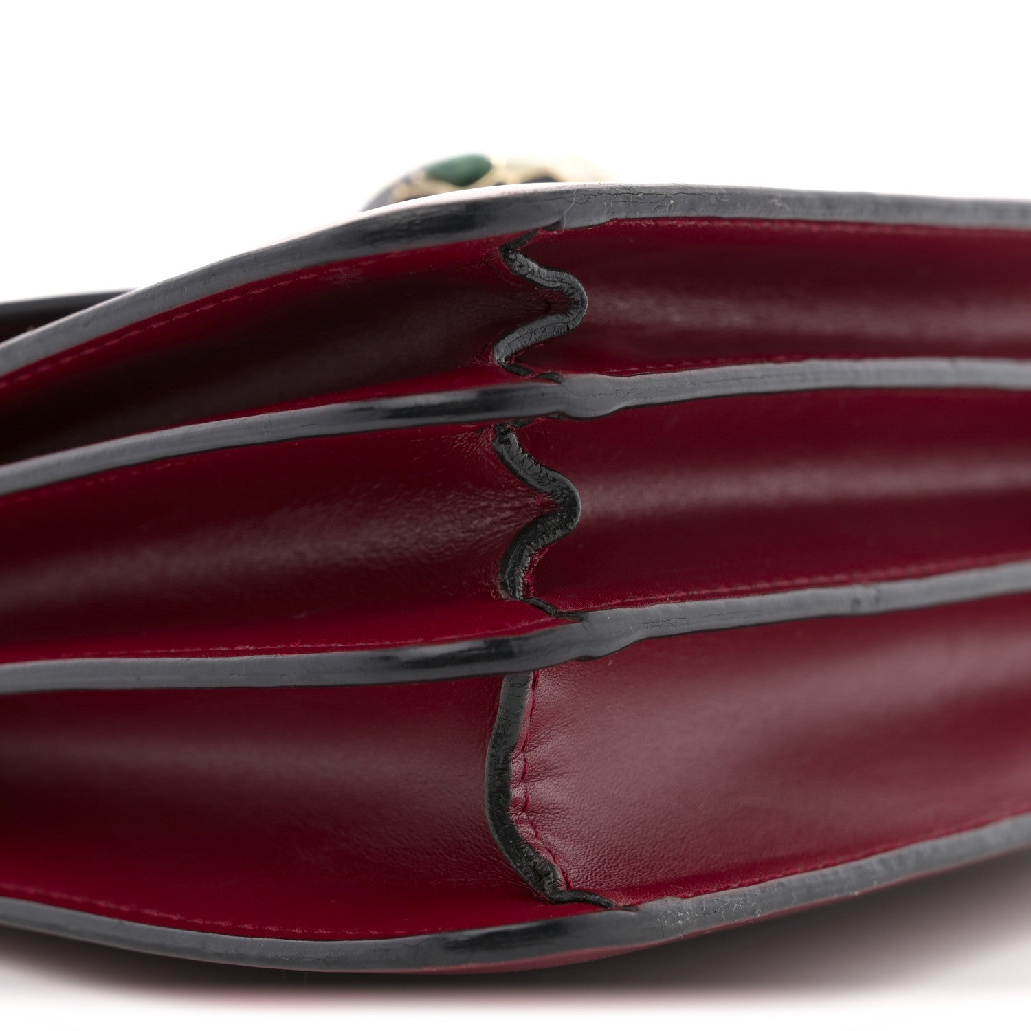 Bulgari Calfskin Serpenti Forever Top Handle Red 9 of 13