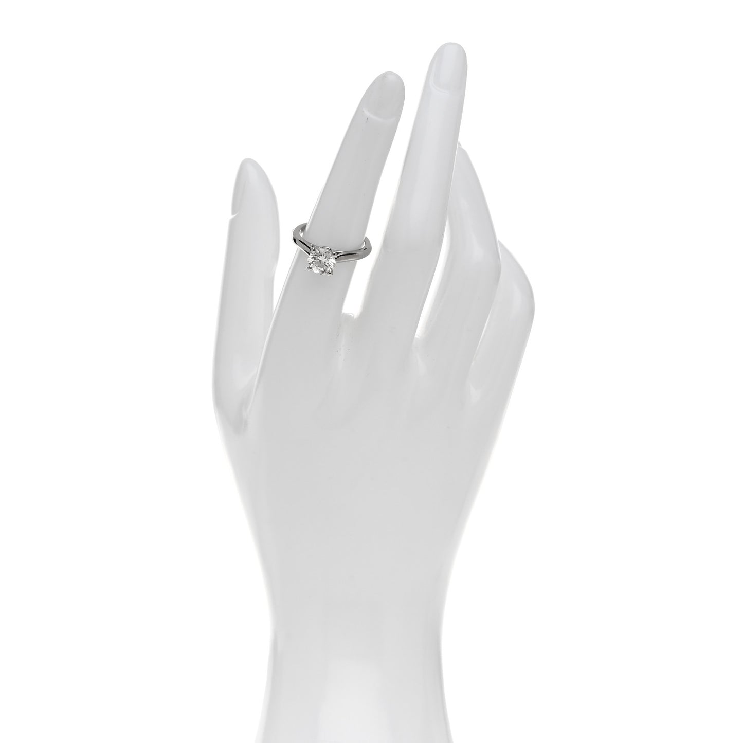 Platinum Diamond 1.29ct 1895 Solitaire Engagement Ring 52 6