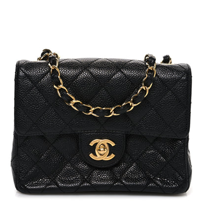 Chanel Caviar Quilted Mini Square Flap Black 1 of 10
