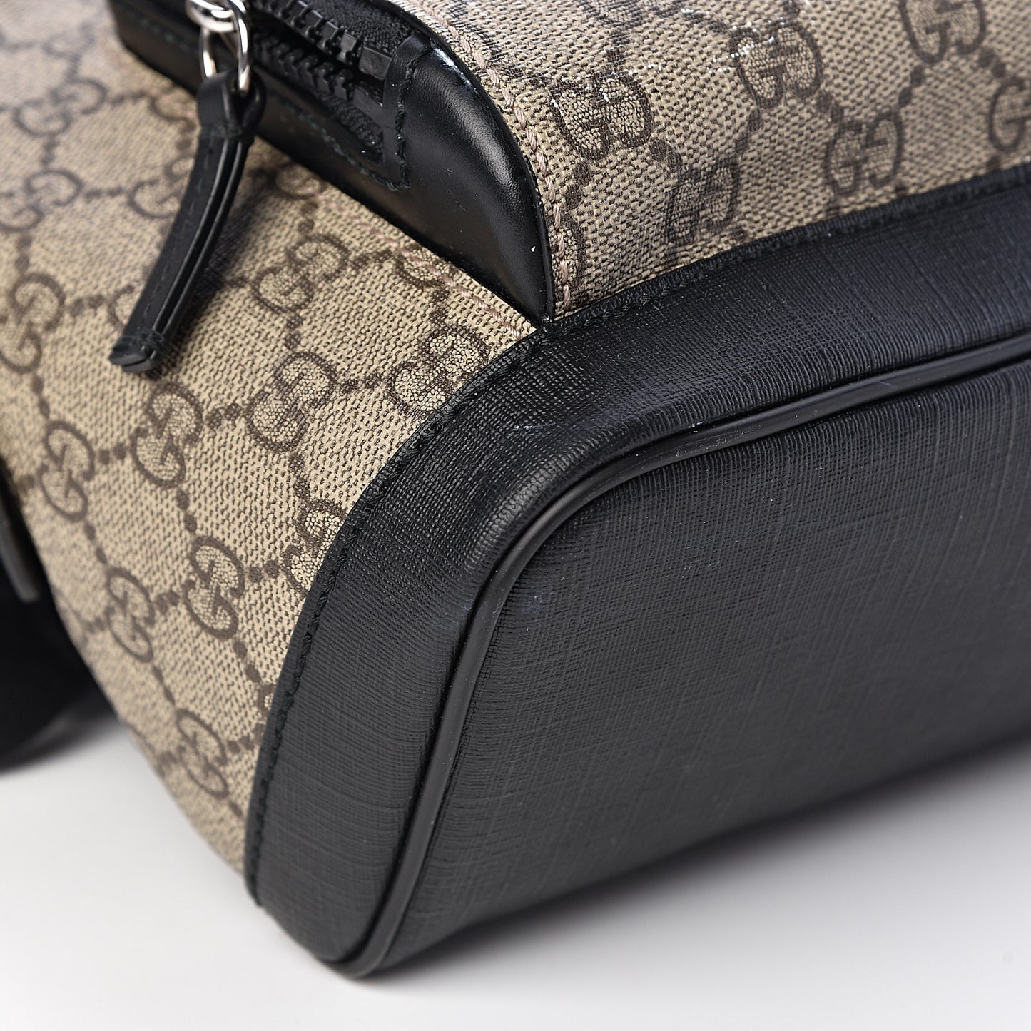 GG Supreme Monogram Small Eden Day Backpack Black