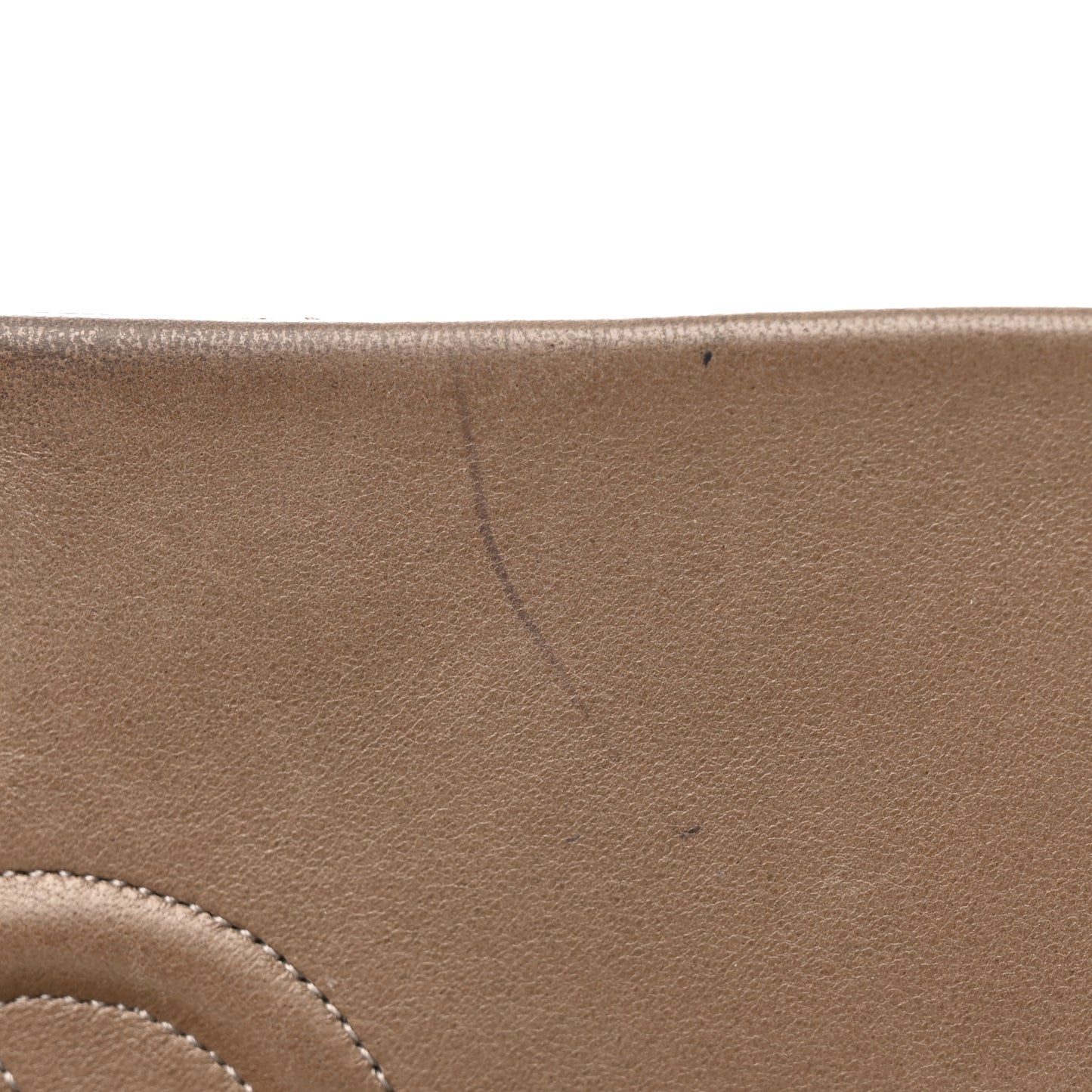 Lambskin Quilted Medium Single Flap Beige