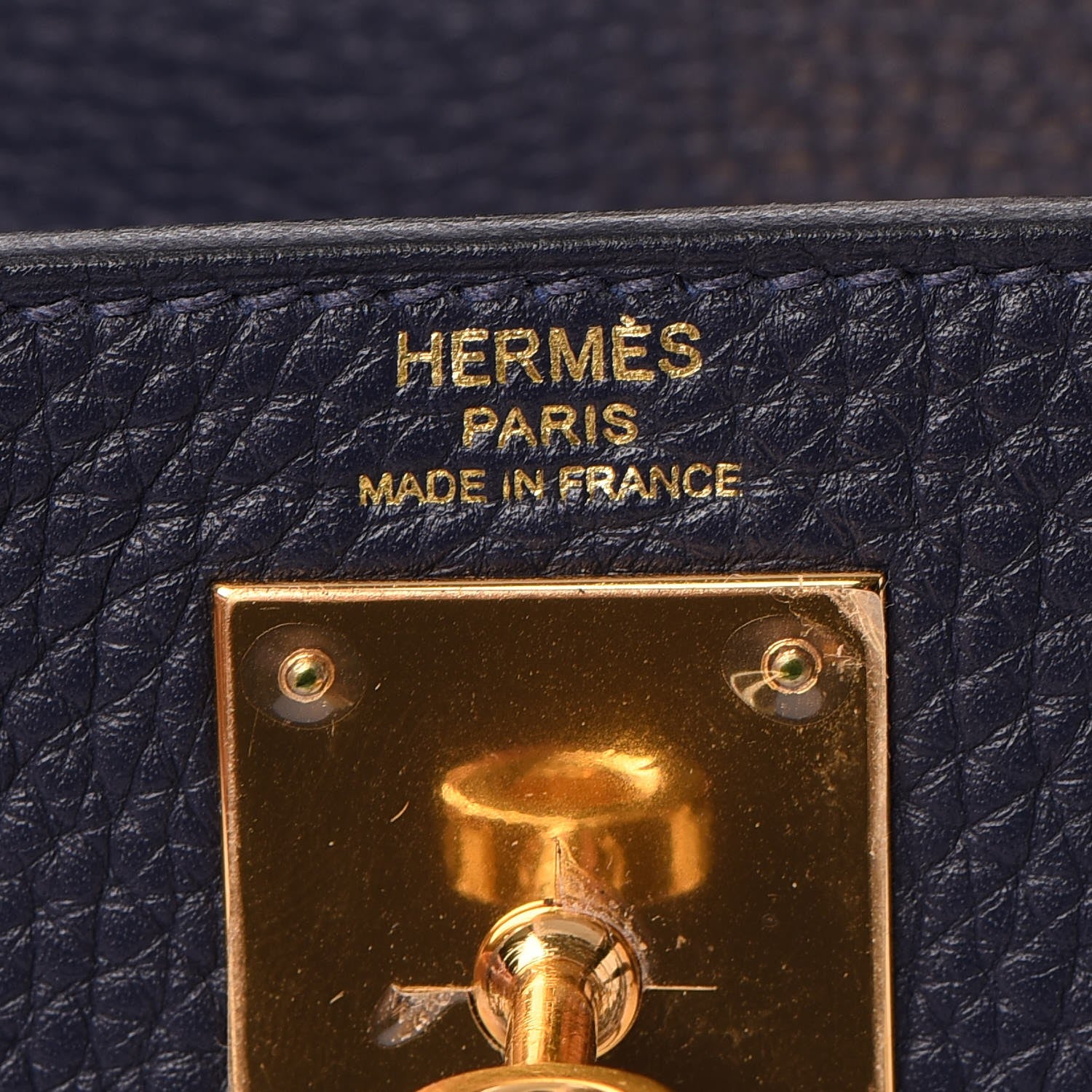 Hermes Taurillon Clemence Kelly Retourne 28 Bleu Nuit 33 of 34