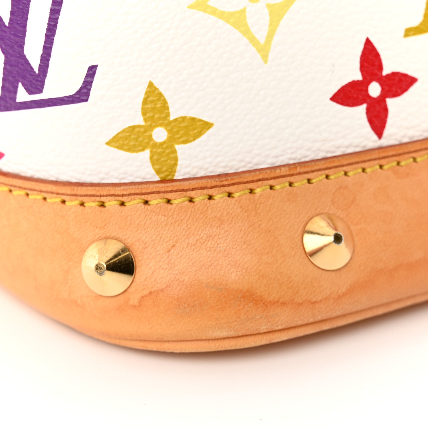 Louis Vuitton Monogram Multicolor Alma White 13 of 17