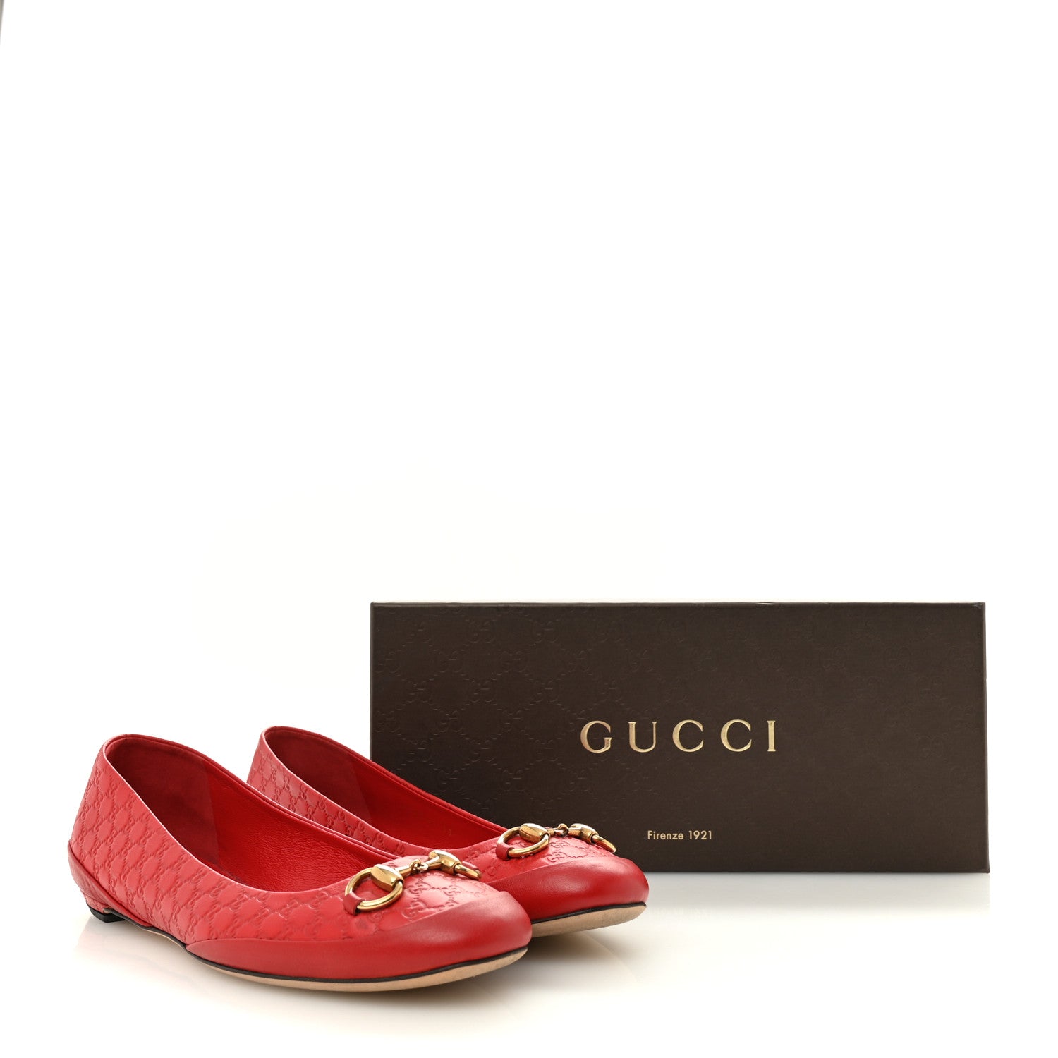 Gucci Microguccissima Flats 39 Hibiscus Red 10 of 10
