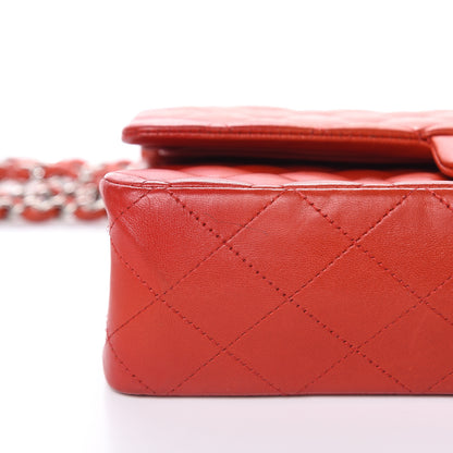 Chanel Lambskin Quilted Medium Double Flap Red 11 of 19