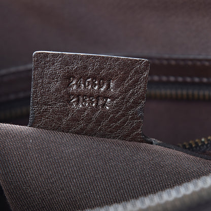 Gucci Monogram Interlocking G Tote Dark Brown 7 of 13