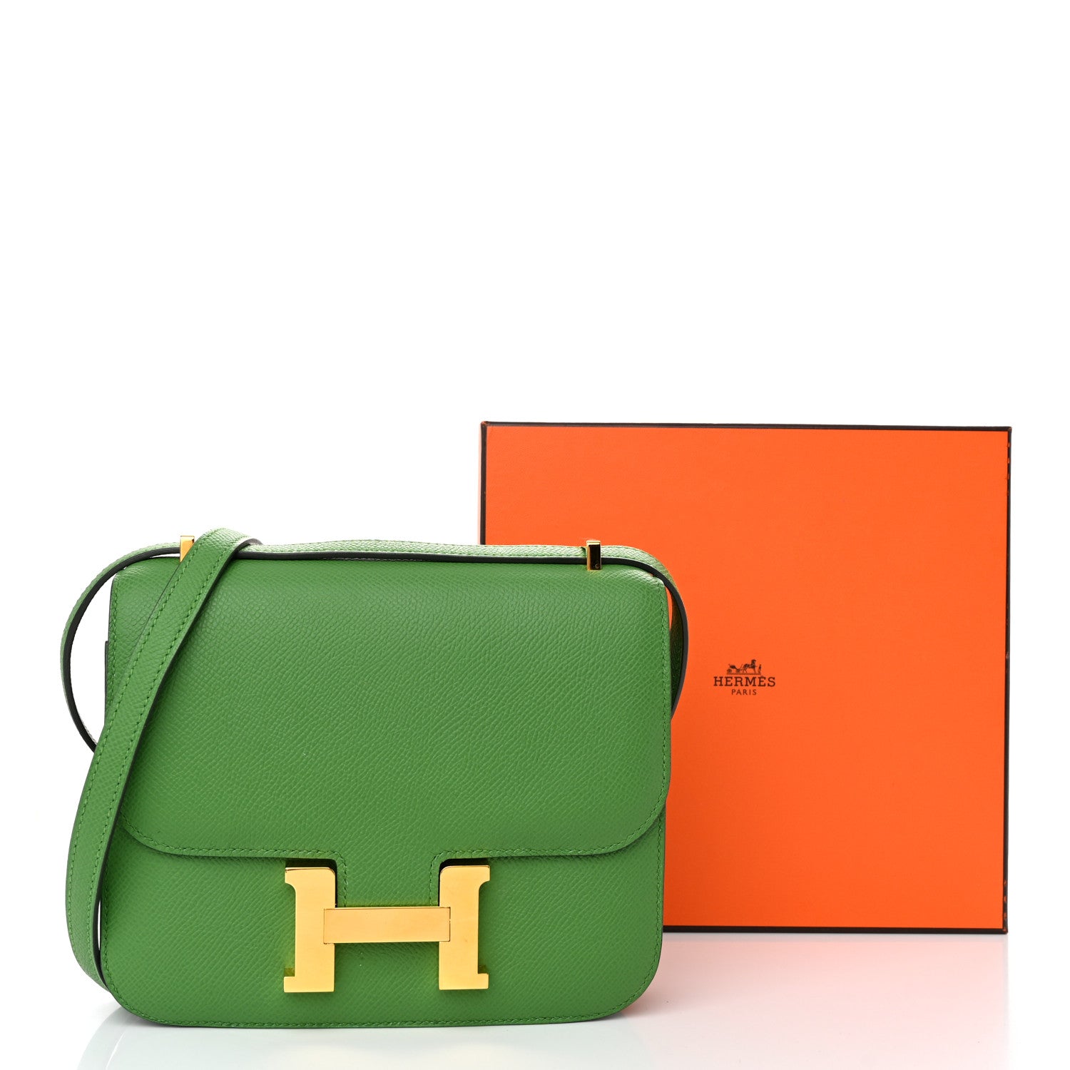 Hermes Epsom Constance 18 Vert Yucca 8 of 8