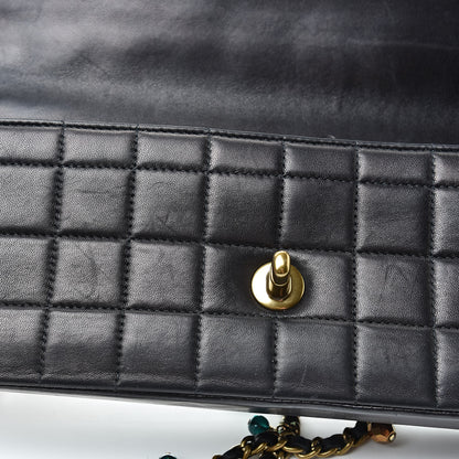 Chanel Lambskin East West Chocolate Bar Flap Black 12 of 16