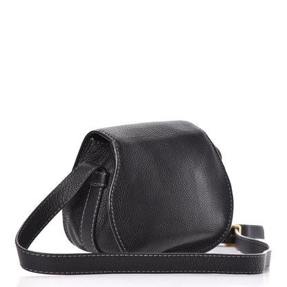 Chloe Calfskin Mini Marcie Round Crossbody Bag Black 3 of 10