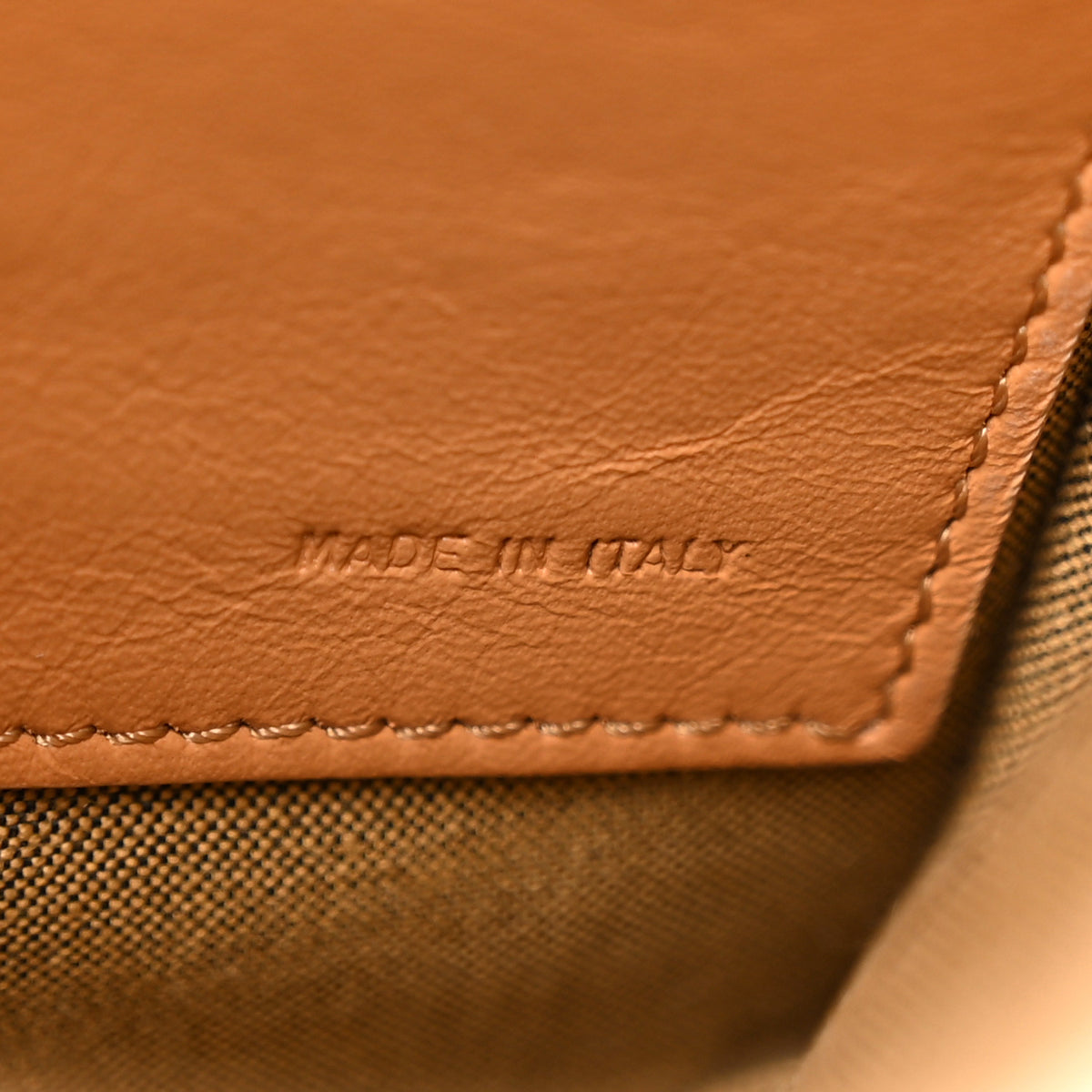 Calfskin Lizard Embossed Wallet on Chain Beige