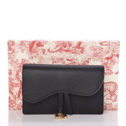 Christian Dior Grained Calfskin Saddle Belt Bag Black 8 of 8