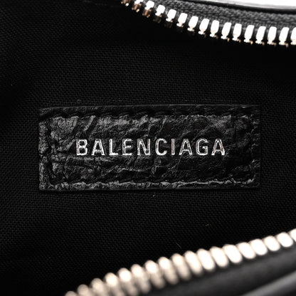 Balenciaga Agneau Arena Le Cagole Fringe Shoulder Bag XS Black 6 of 13