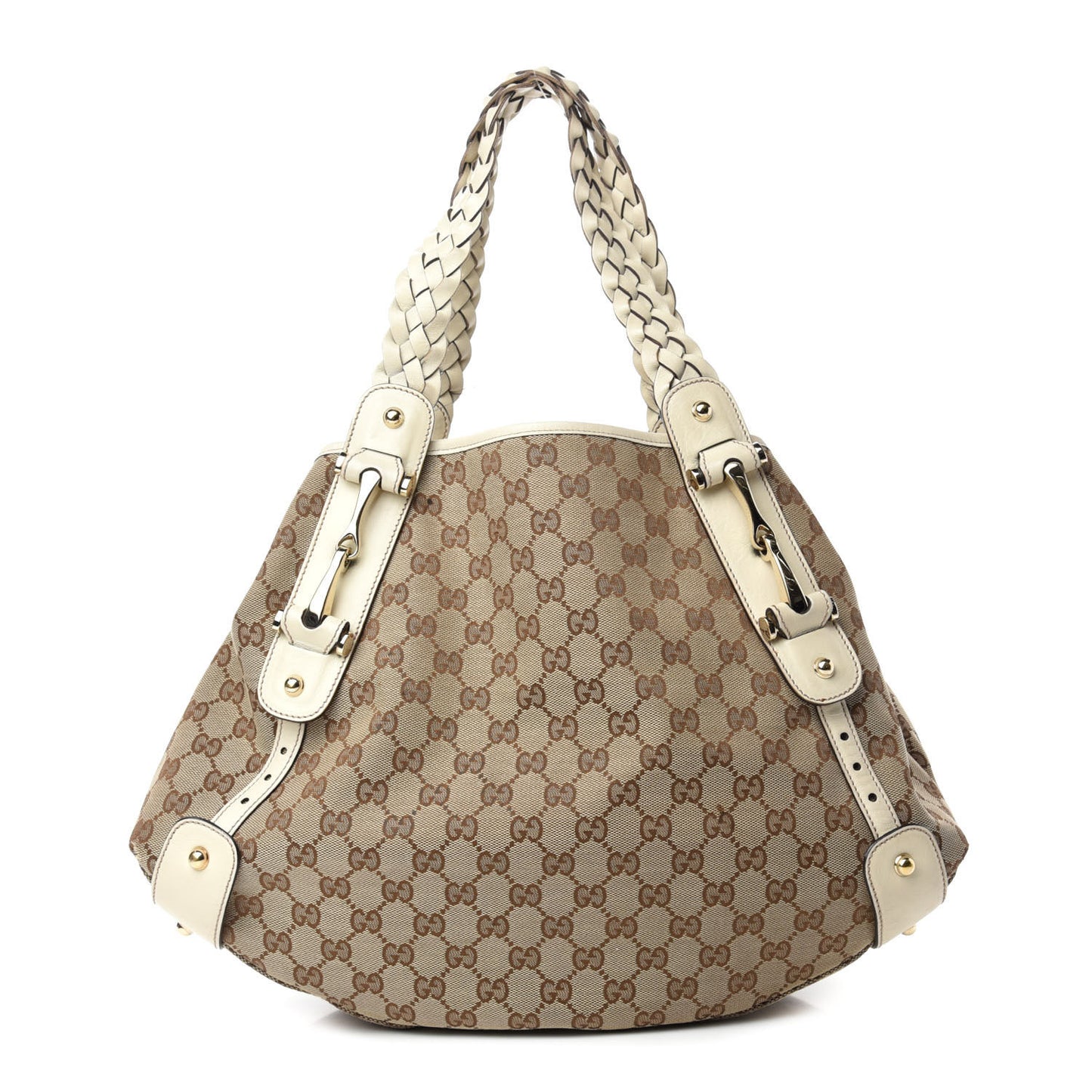 Monogram Medium Pelham Shoulder Bag Off White