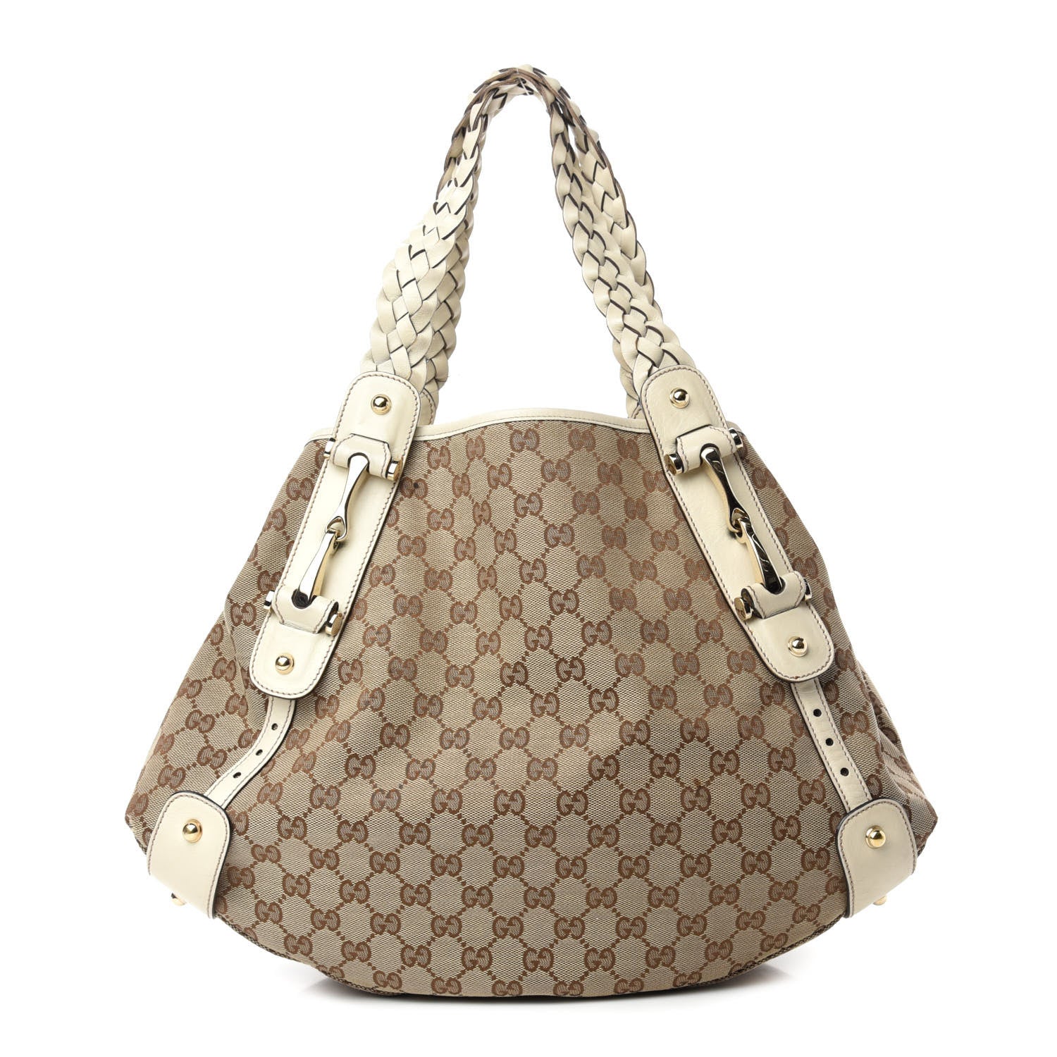 Gucci Monogram Medium Pelham Shoulder Bag Off White 1 of 15