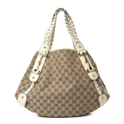 Gucci Monogram Medium Pelham Shoulder Bag Off White 1 of 15