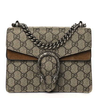 Gucci GG Supreme Monogram Mini Dionysus Shoulder Bag Taupe 1 of 10
