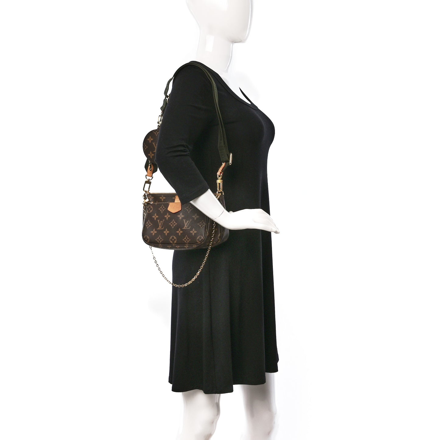 Monogram Multi Pochette Accessories Kaki
