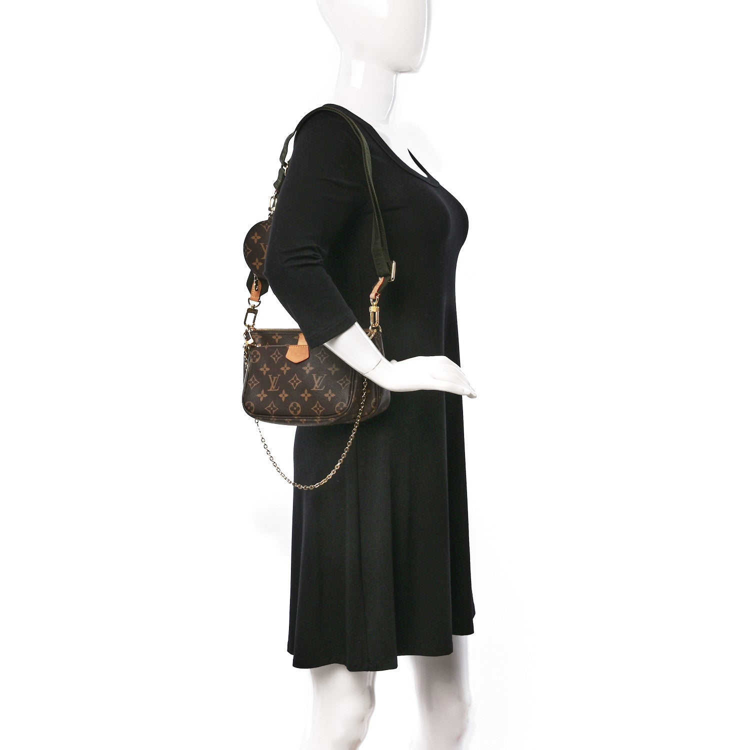 Louis Vuitton Monogram Multi Pochette Accessories Kaki 2 of 12