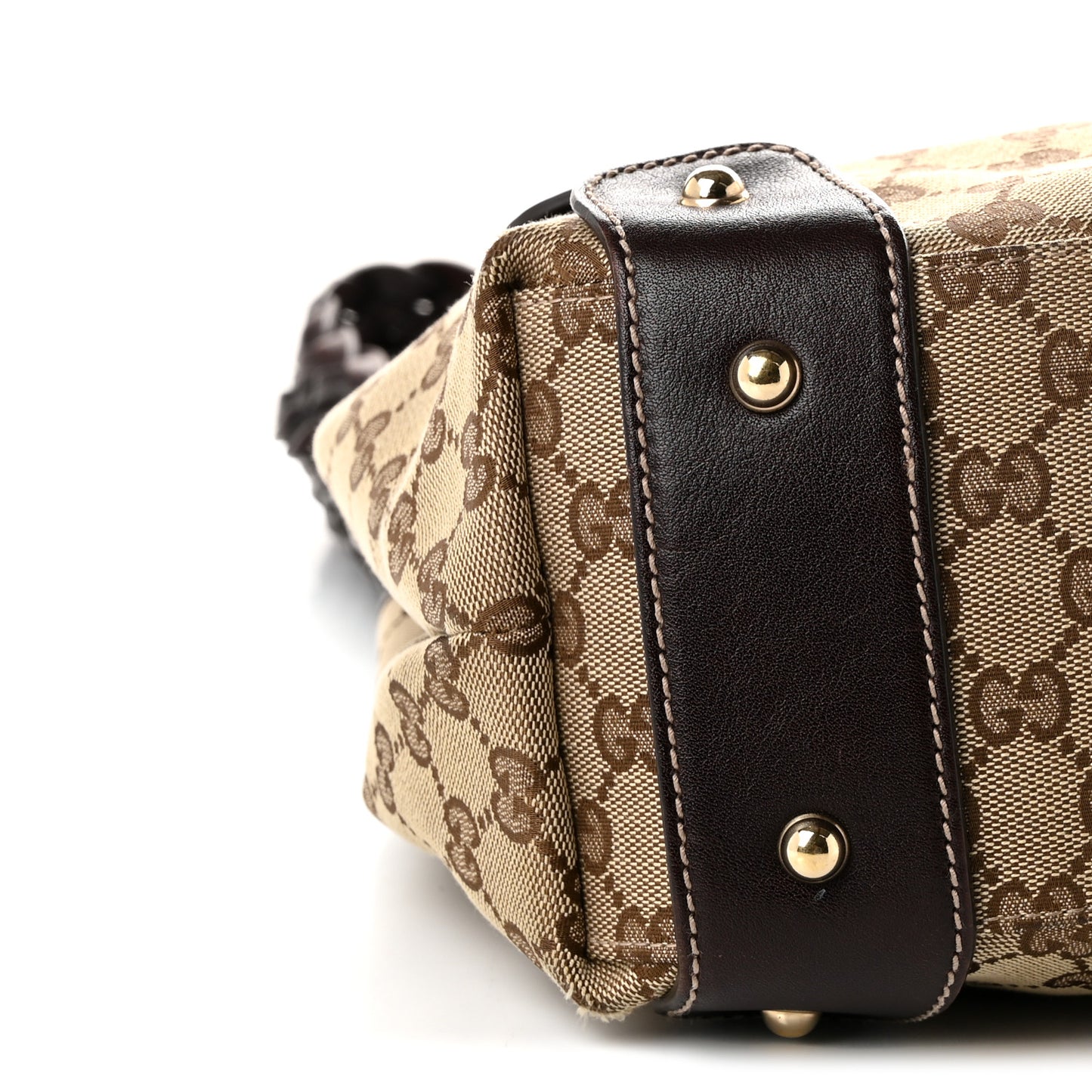 Monogram Small Pelham Shoulder Bag Dark Brown
