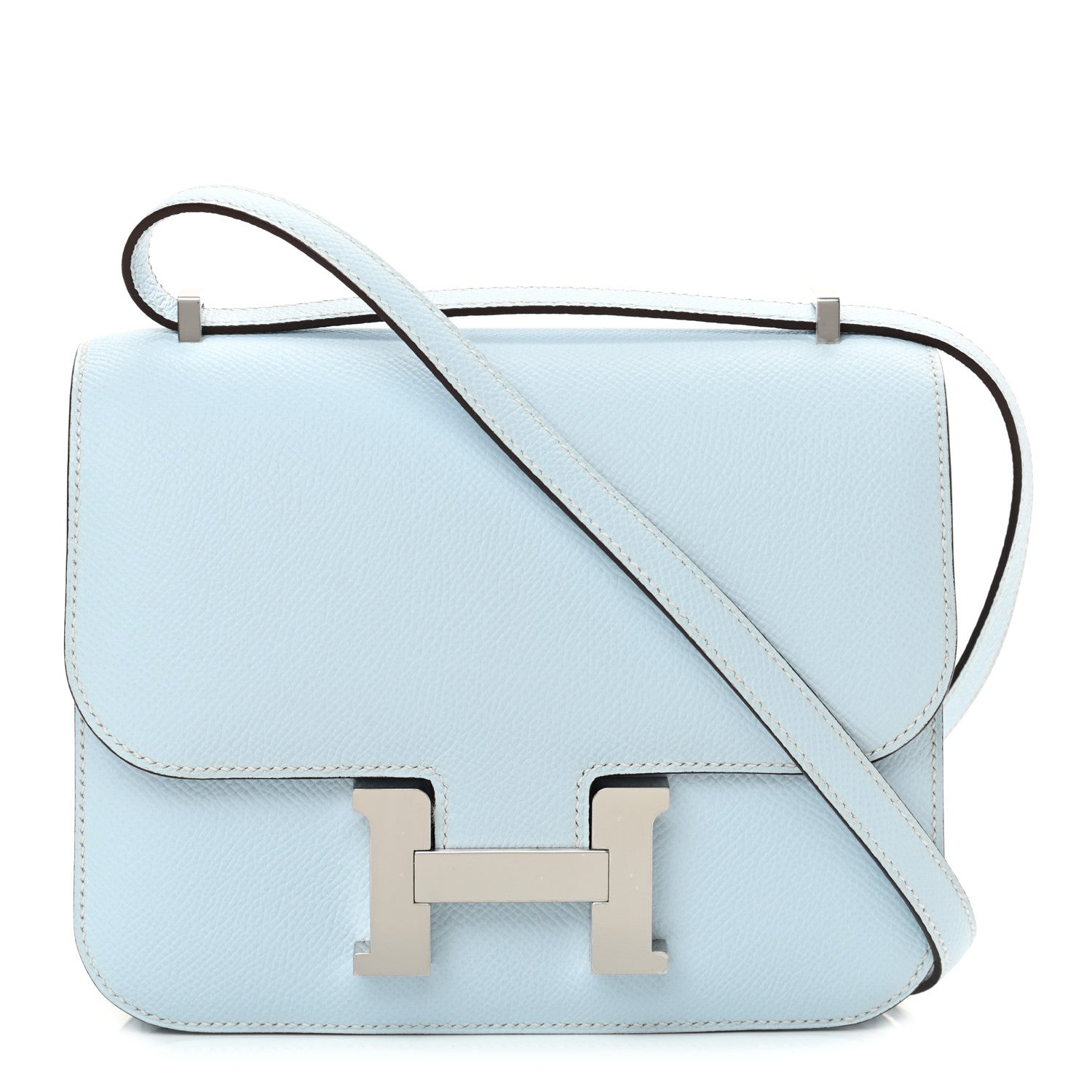 Hermes Epsom Constance 18 Bleu Brume 1 of 10