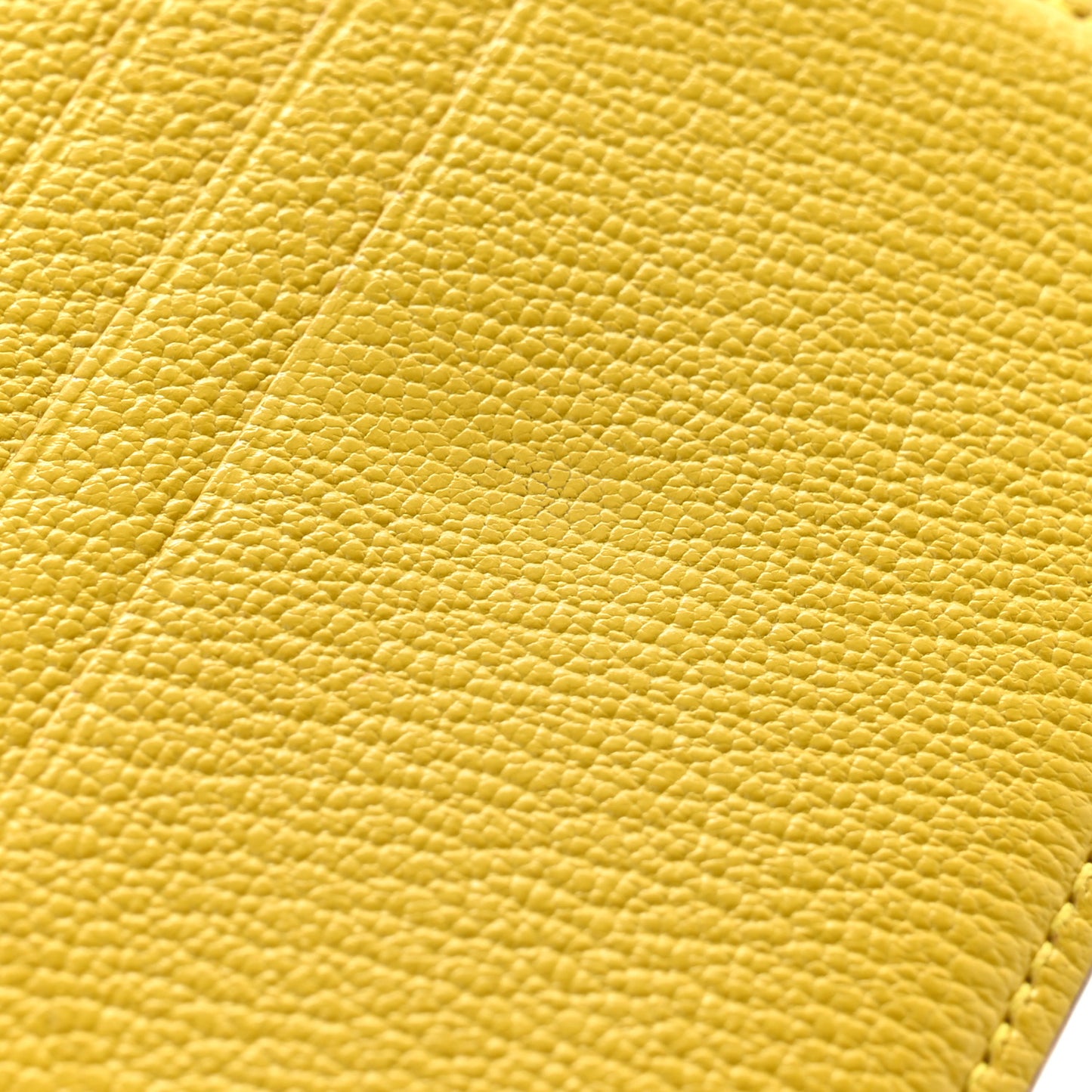 Chevre Mysore Kelly Tri-Fold Wallet Cumin