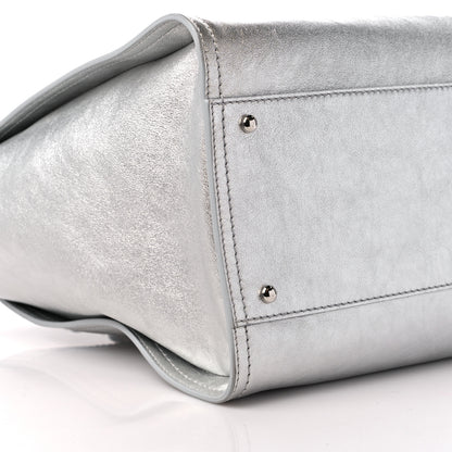 Chanel Metallic Calfskin Medium Deauville Tote Silver 9 of 11
