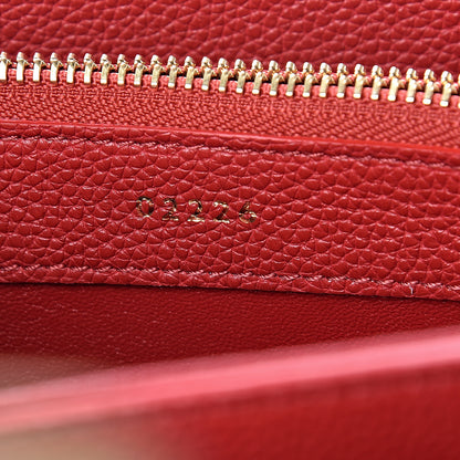 Celine Grained Calfskin Small 16 Top Handle Bag Red 7 of 11