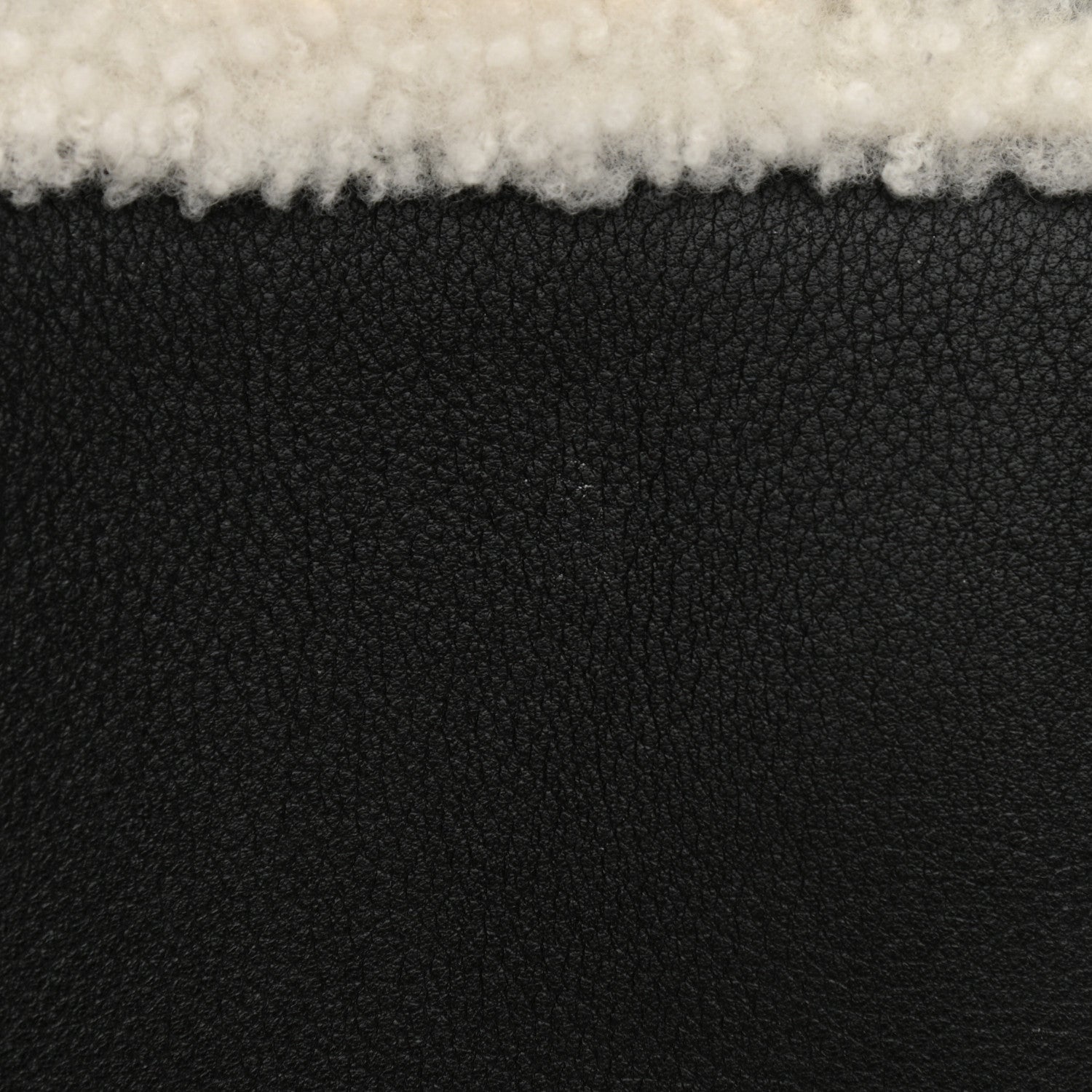 Louis Vuitton Grained Calfskin Shearling On My Side MM Black 10 of 11