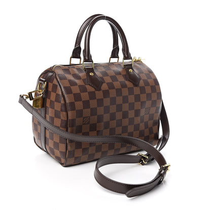 Louis Vuitton Damier Ebene Speedy Bandouliere 25 3 of 13