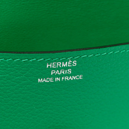 Hermes Togo Dogon Card Case Vert Vertigo 7 of 8