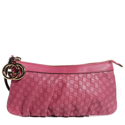 Gucci Microguccissima New Britt Wristlet Pink 1 of 7