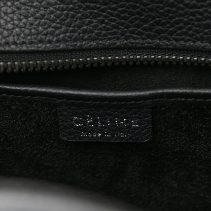 Celine Drummed Calfskin Nano Luggage Black 6 of 9