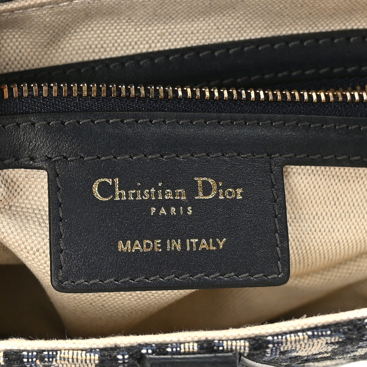 Oblique Saddle Bag Blue