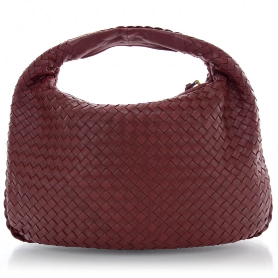 Nappa Intrecciato Medium Veneta Hobo Eclipse
