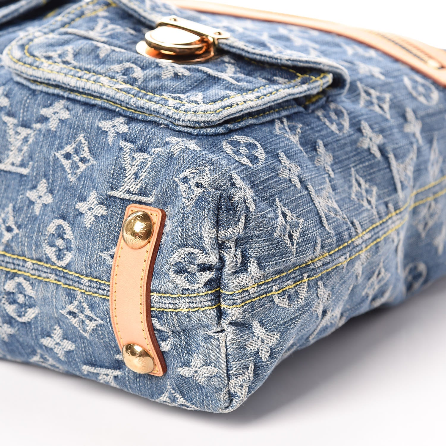 Louis Vuitton Denim Baggy GM Blue 6 of 9