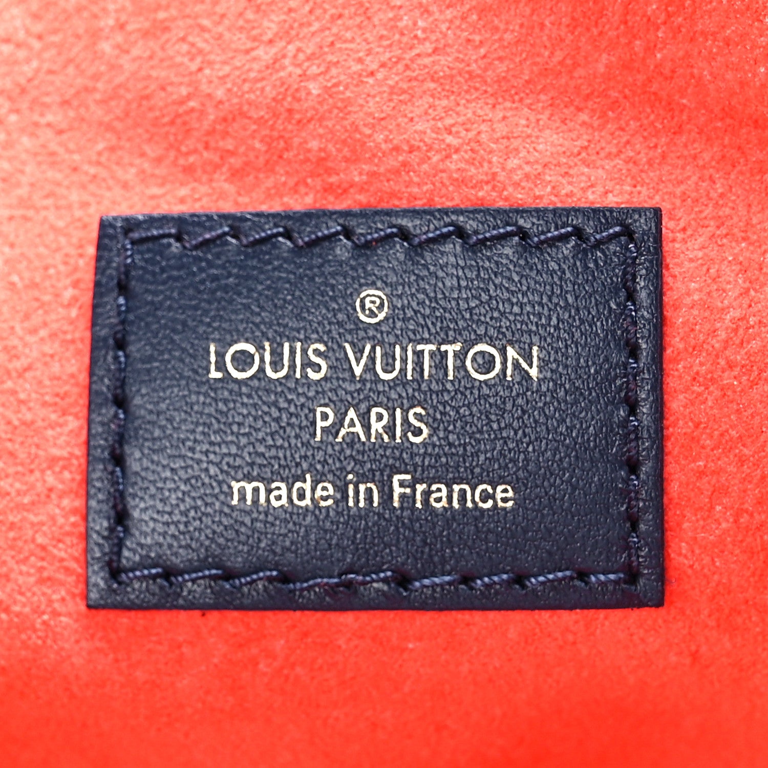 Louis Vuitton Lambskin Embossed Monogram LV Garden Coussin PM Navy 6 of 10
