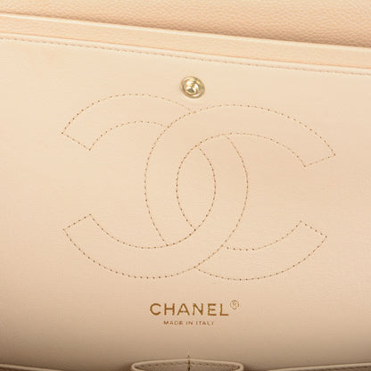 Chanel Caviar Quilted Jumbo Double Flap Beige Clair 7 of 8