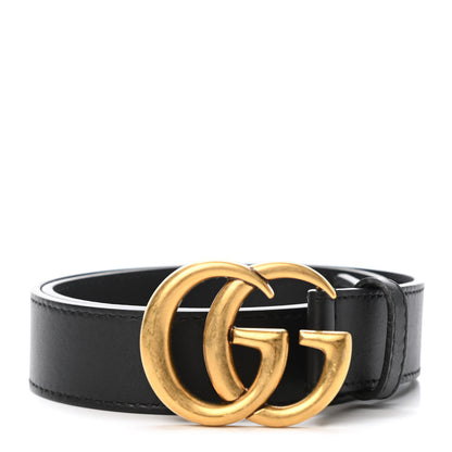 Gucci Moon Calfskin Double G 30mm Belt 70 28 Black 1 of 4