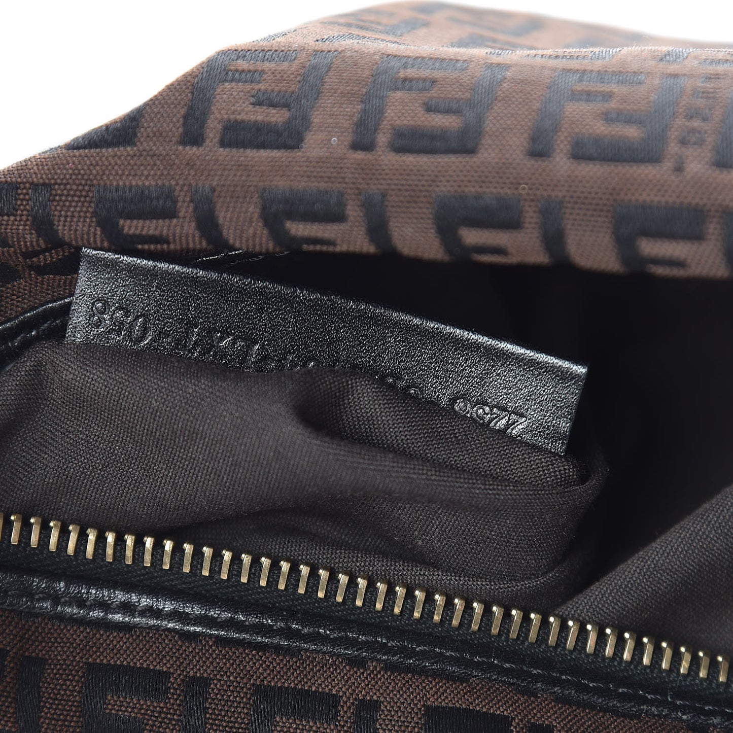 Zucchino Cuoio Small Chef Pocket Shoulder Bag Black Moro