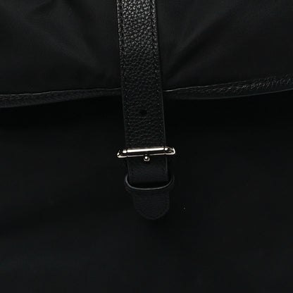 Burberry Nylon Grained Calfskin Watson Diaper Bag Black 11 of 13