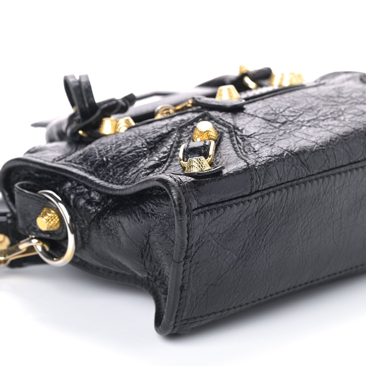 Balenciaga Agneau Giant 12 Gold Hardware Mini City Black 7 of 8