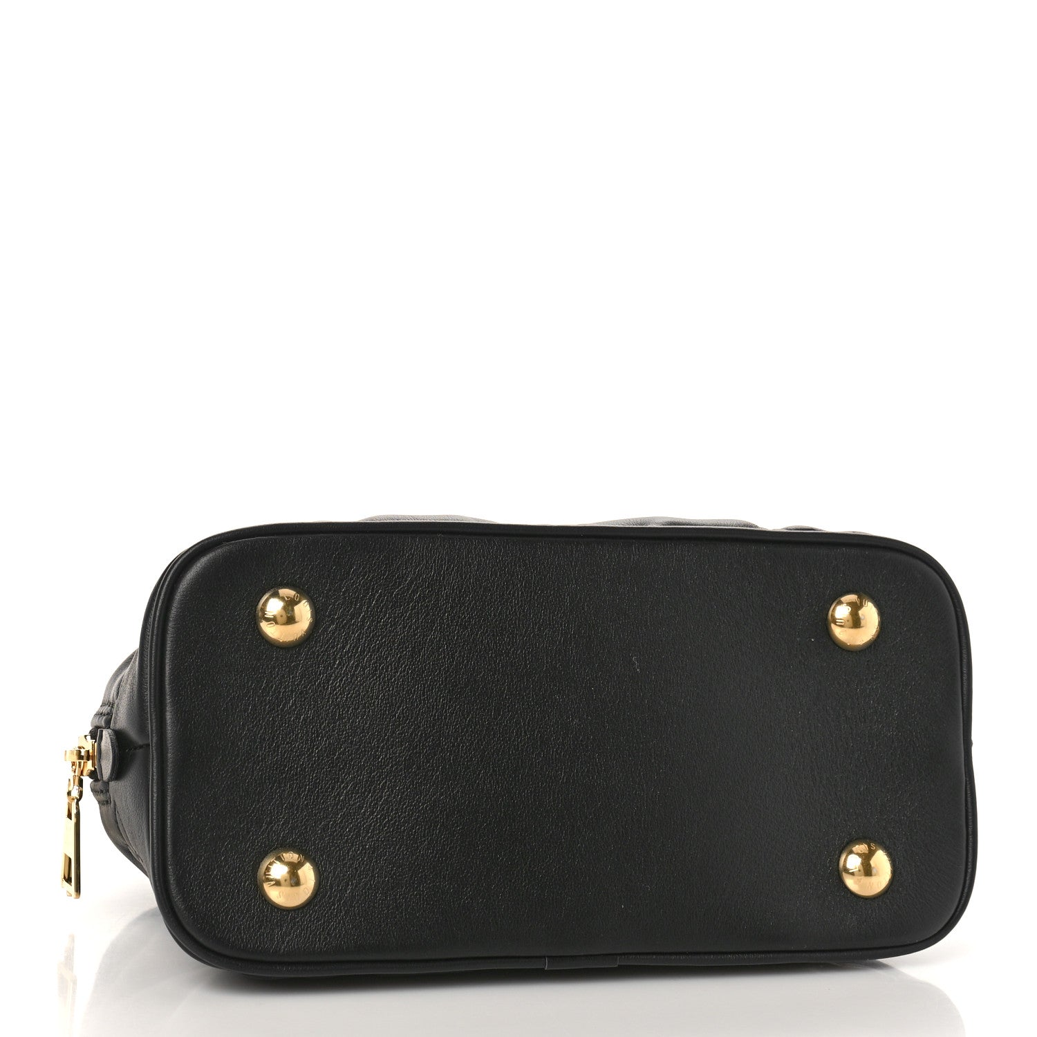 Louis Vuitton Calfskin Bubblegram Alma BB Black 4 of 9