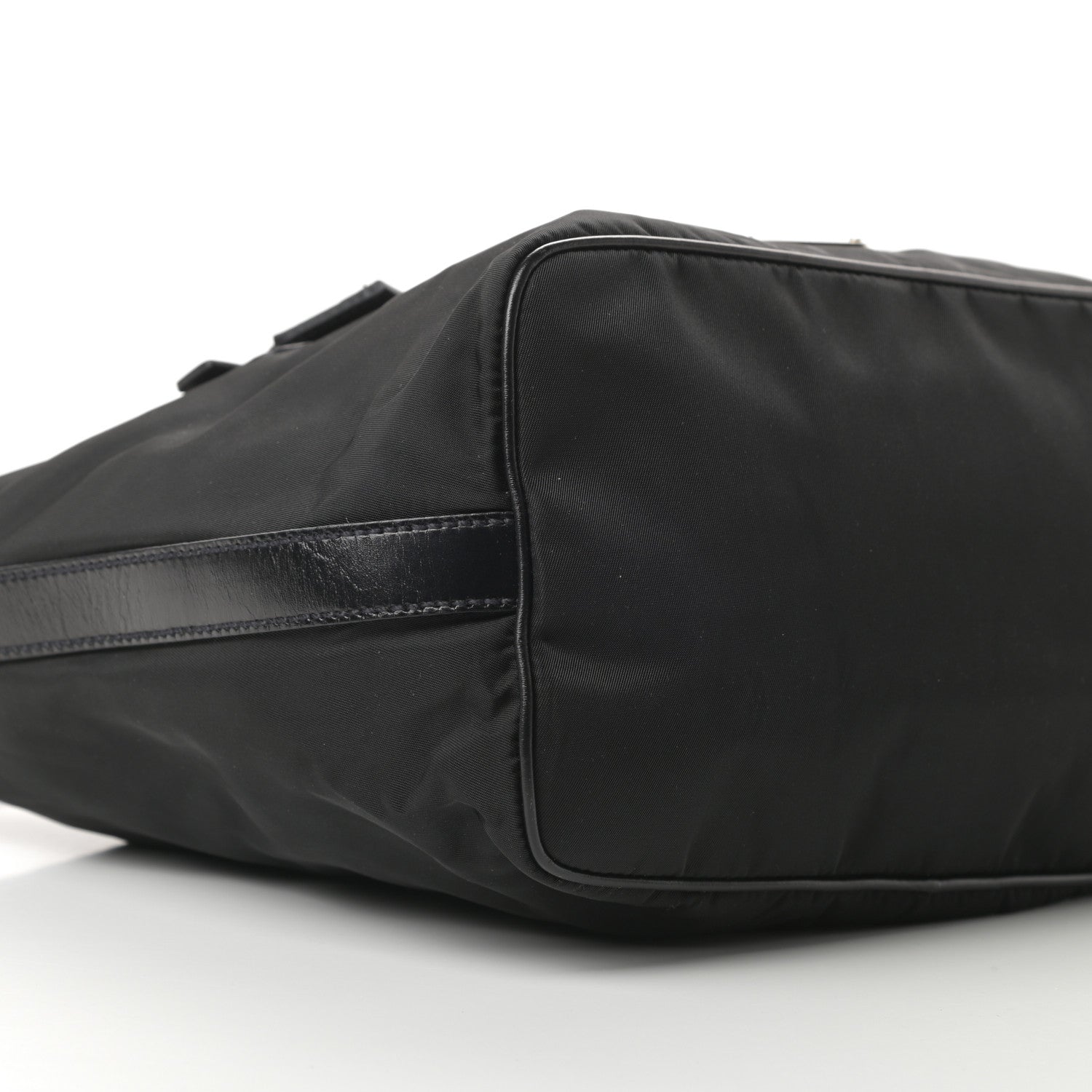 Prada Tessuto Nylon Vitello Hobo Black 9 of 12