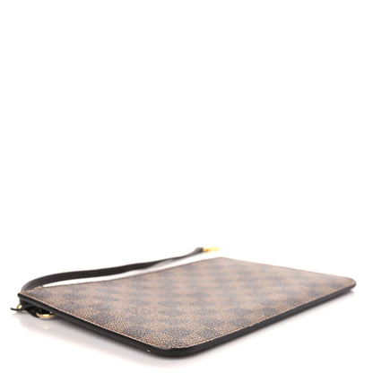Louis Vuitton Damier Ebene Neverfull MM GM Pochette Rose Ballerine 4 of 9