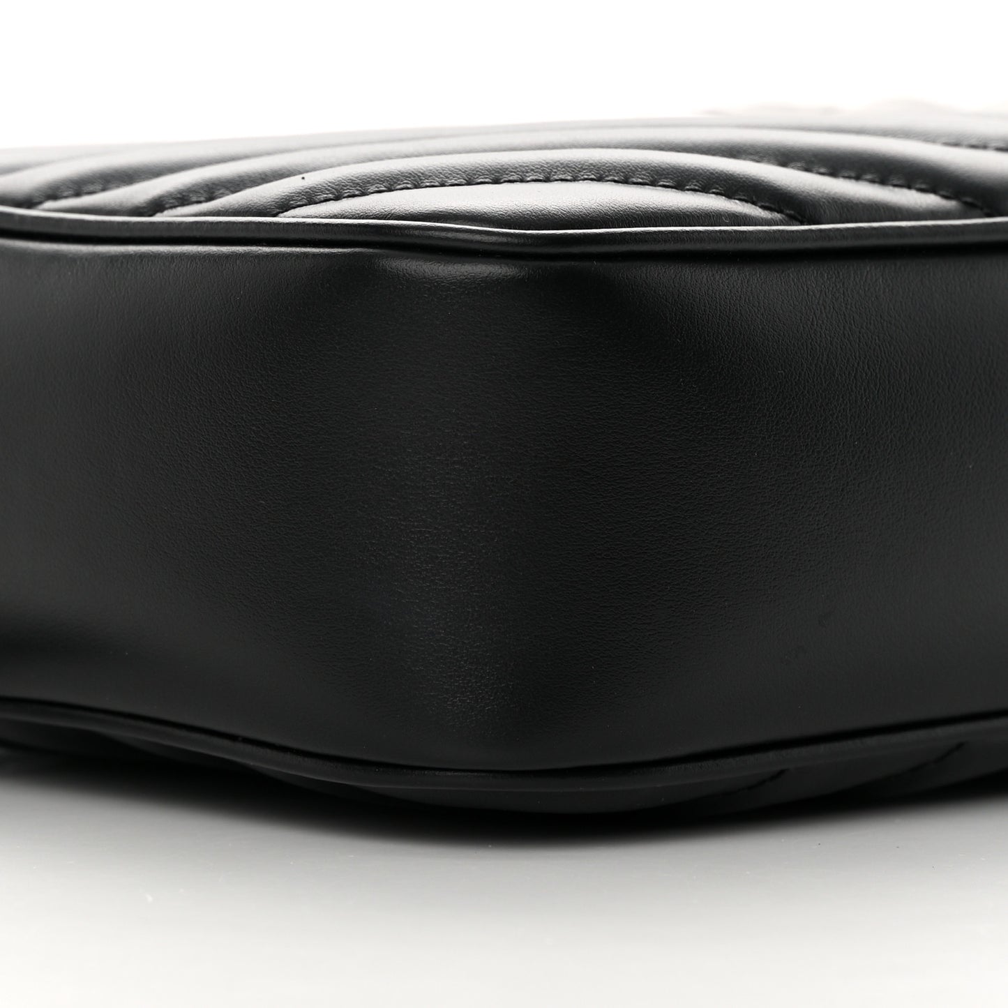 Calfskin Matelasse Monogram Lou Camera Bag Black