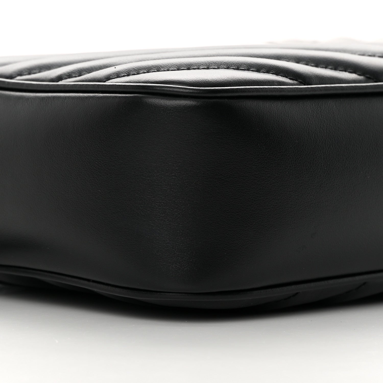 Saint Laurent Calfskin Matelasse Monogram Lou Camera Bag Black 9 of 13
