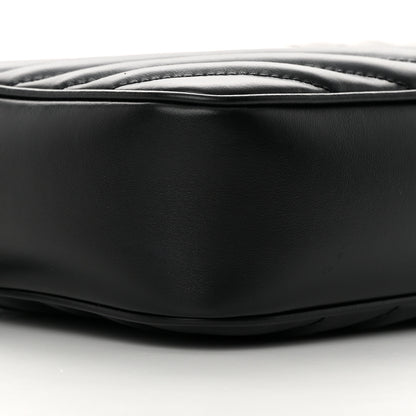 Saint Laurent Calfskin Matelasse Monogram Lou Camera Bag Black 9 of 13