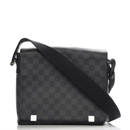Louis Vuitton Damier Graphite District PM 1 of 8