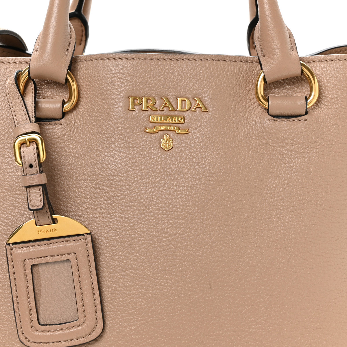 Prada Vitello Phenix Tote Cammeo 9 of 11