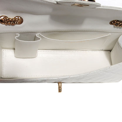 Chanel Patent Quilted Evening Star East West Flap White 3 of 11